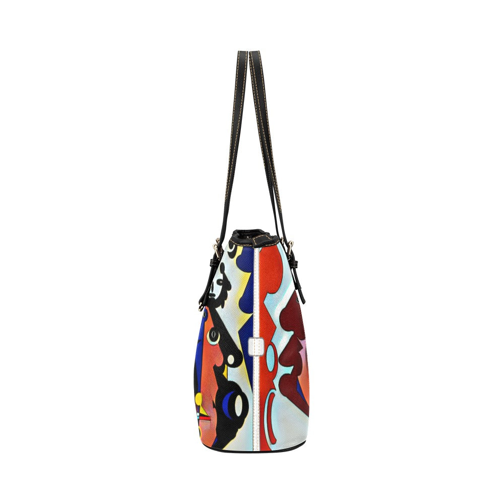 Hort Bag Leather Tote Bag/Large (Model 1651)