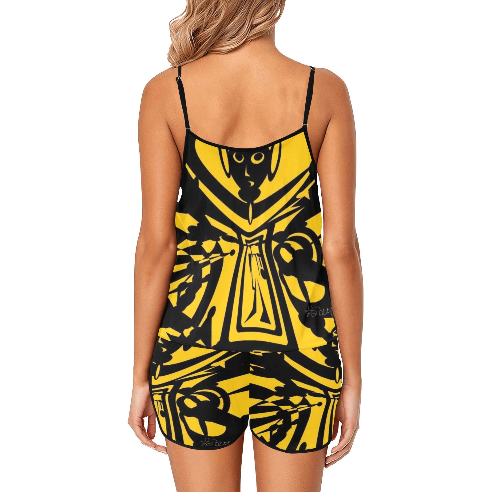 jonn ts Women's Spaghetti Strap Short Pajama Set