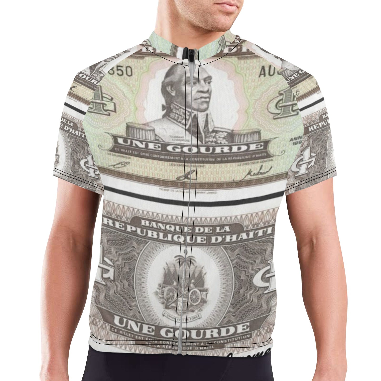 Goud By Tetpwav Men's Cycling Jersey (Model T77)