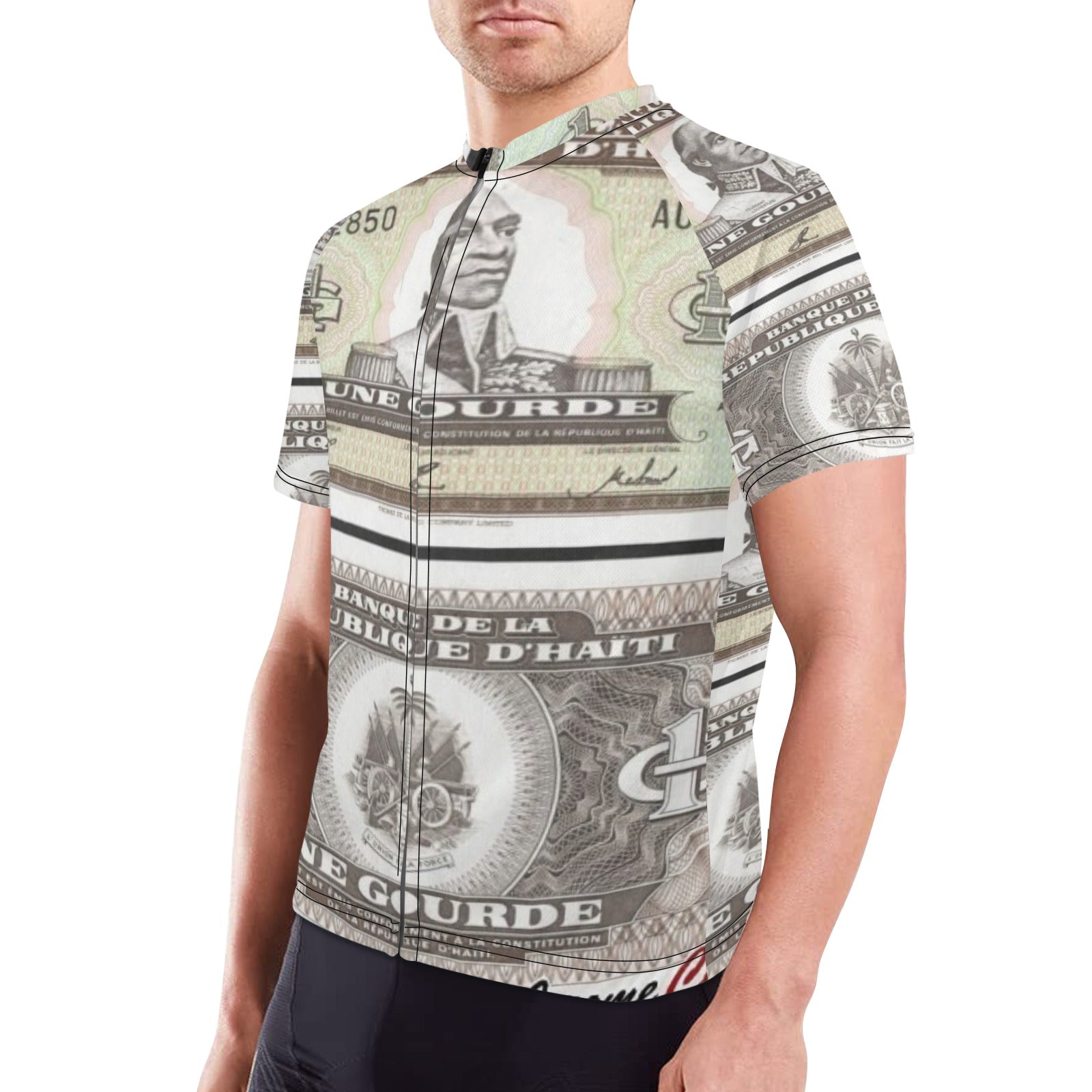 Goud By Tetpwav Men's Cycling Jersey (Model T77)