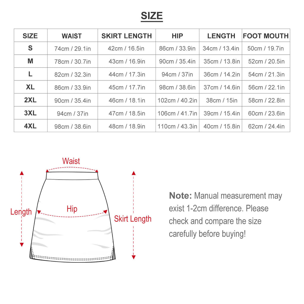 Anti-Emptied A-Line Skirt with Pocket