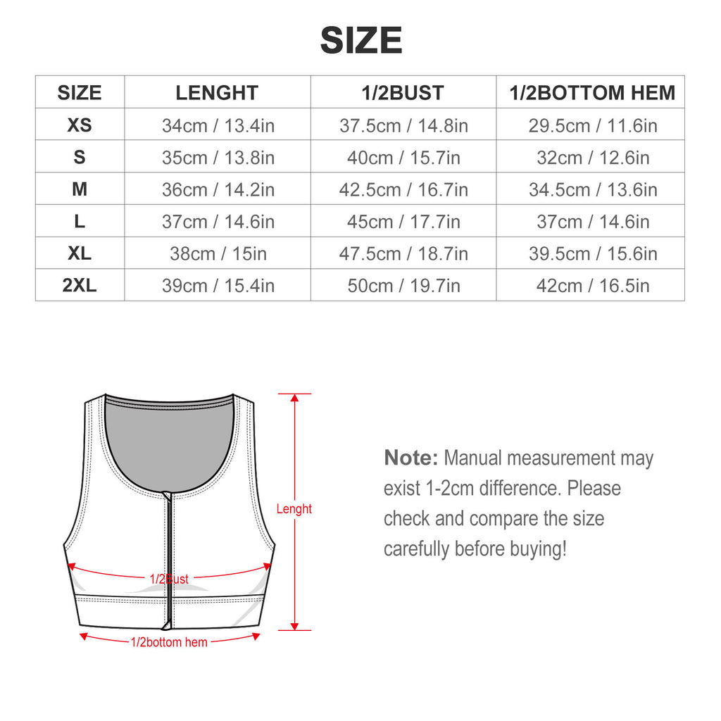 Women's Yoga Zipper Vest