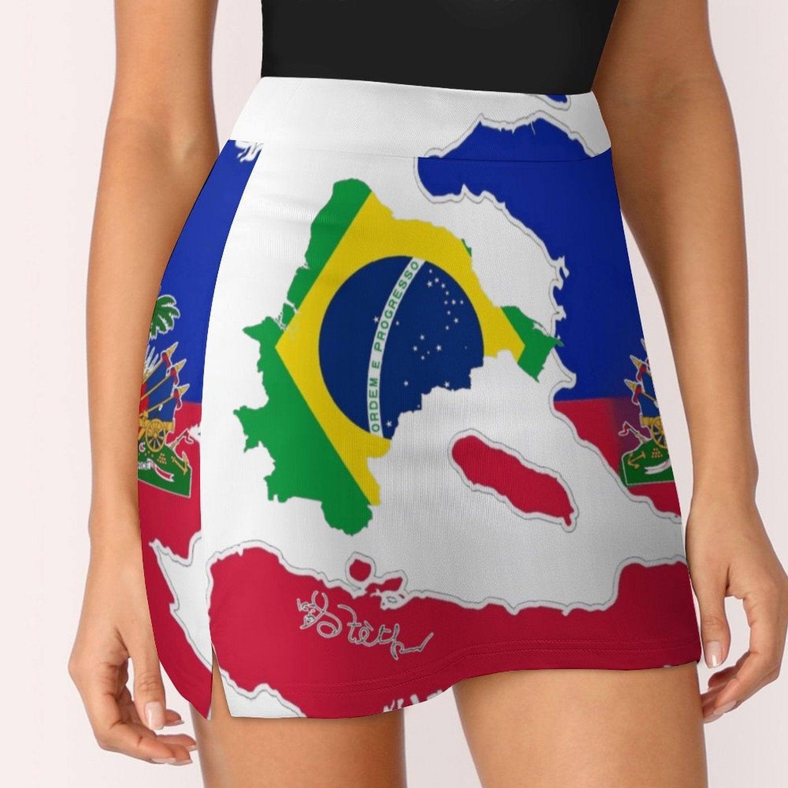 Anti-Emptied A-Line Skirt with Pocket