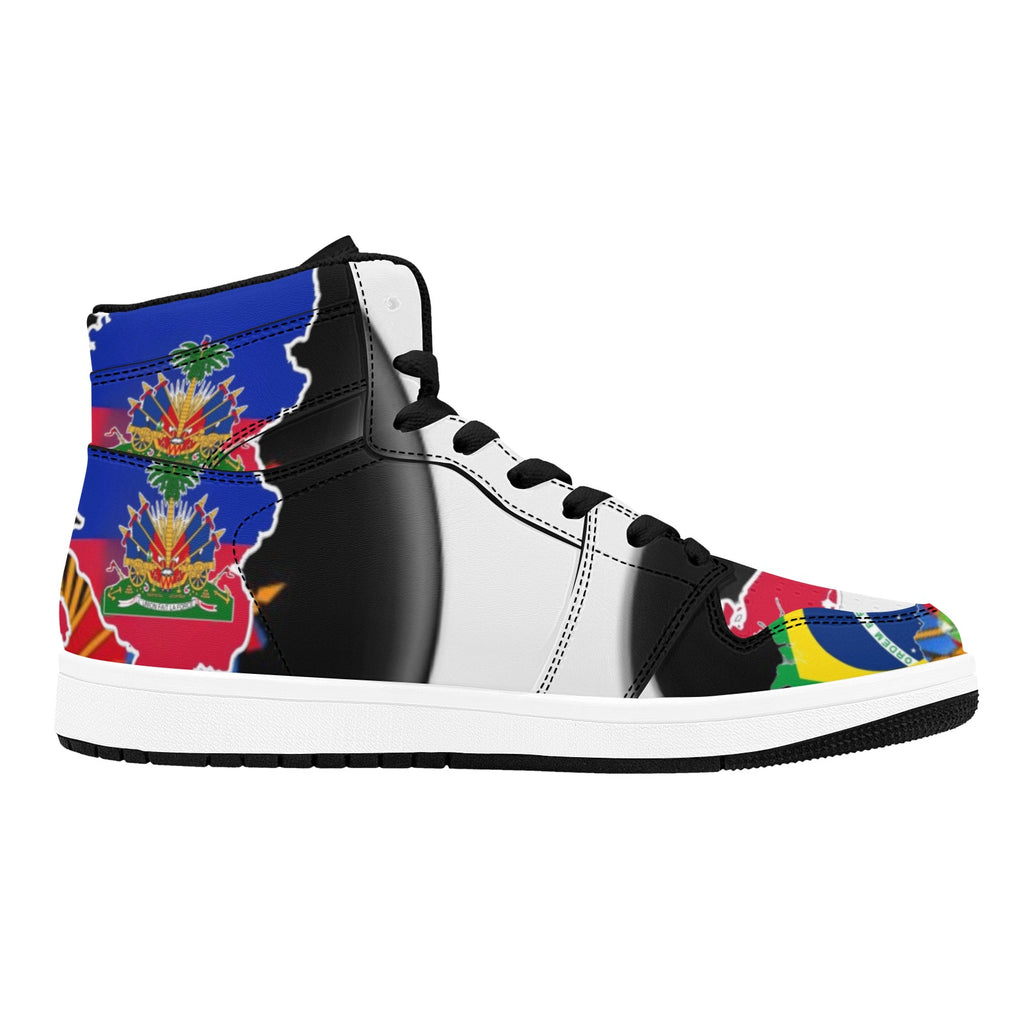 PwavTenis Mondyal la Men's High Top Sneakers (Model 20042)