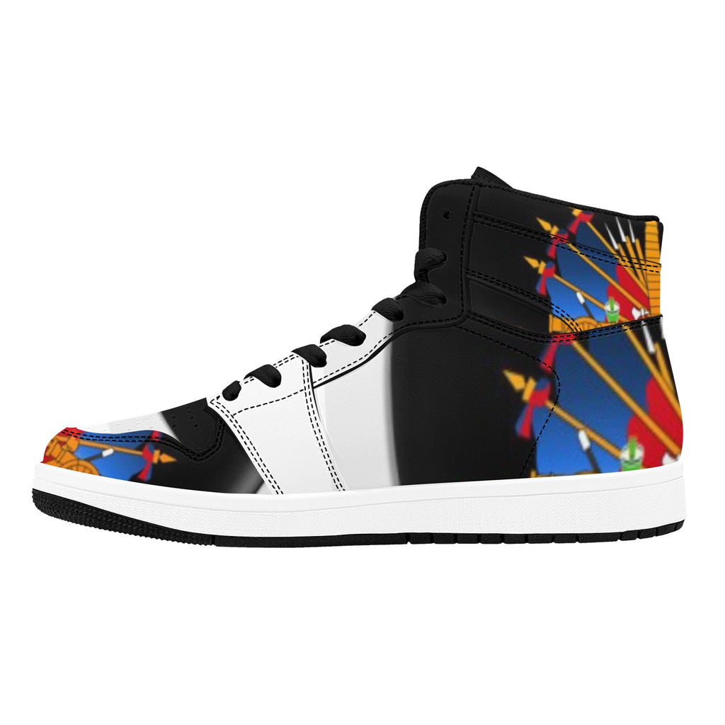 PwavBelnet1335 Men's High Top Sneakers (Model 20042)