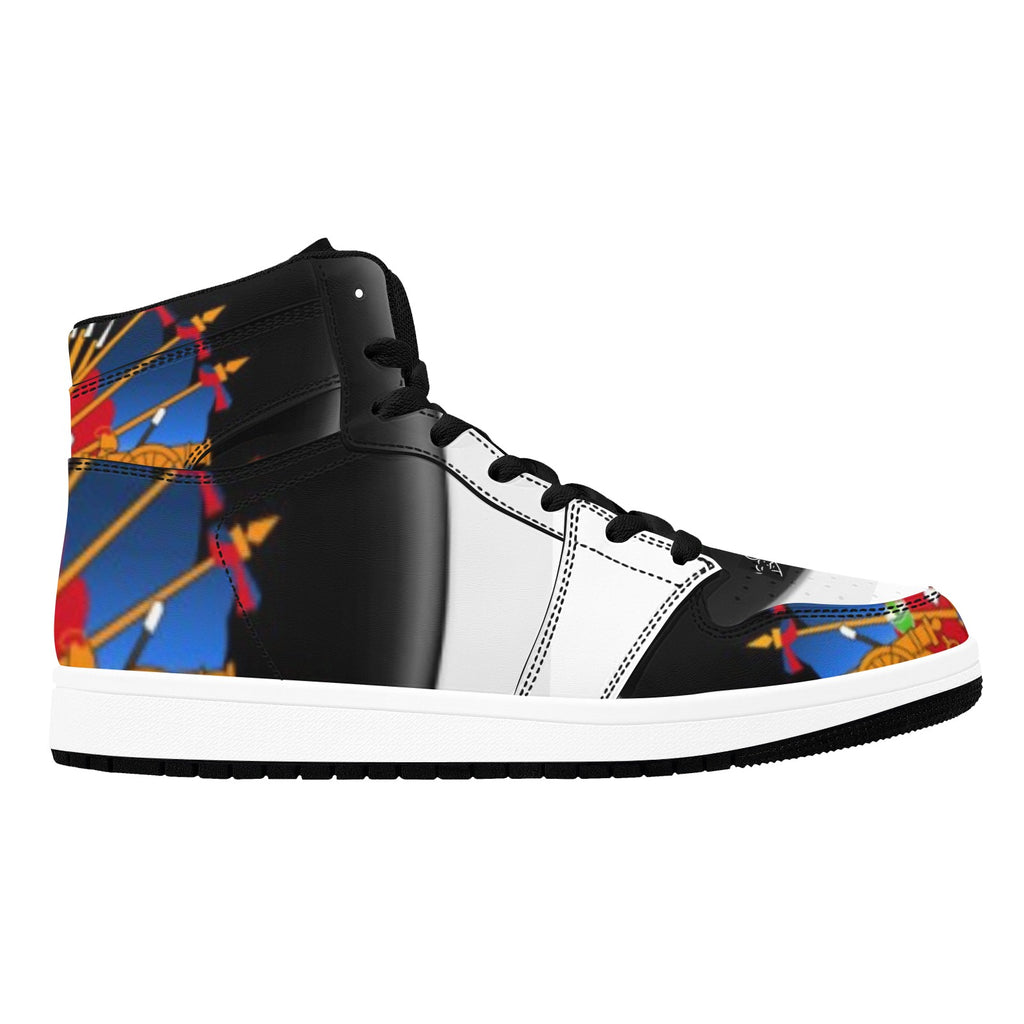 PwavBelnet1335 Men's High Top Sneakers (Model 20042)