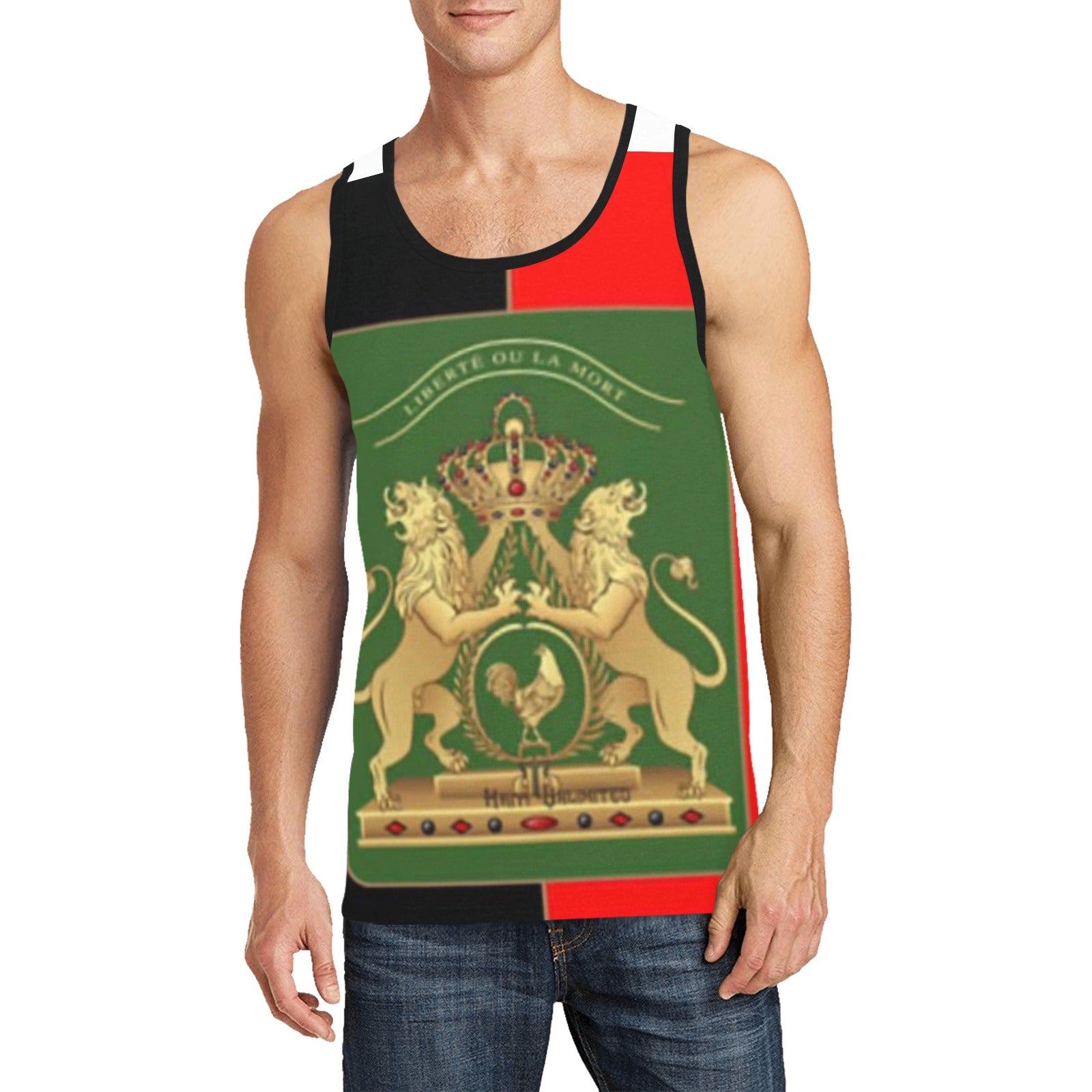 FJK Men's All Over Print Tank Top (Model T57)