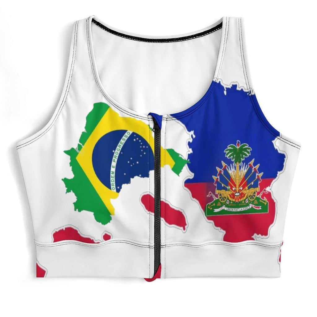 Women's Yoga Zipper Vest