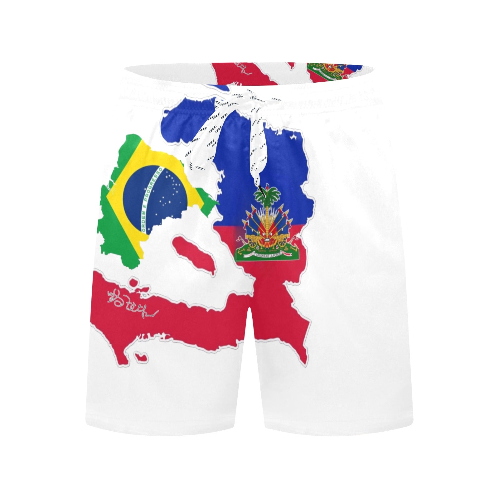 Goal Men's Mid-Length Beach Shorts (Model L51)