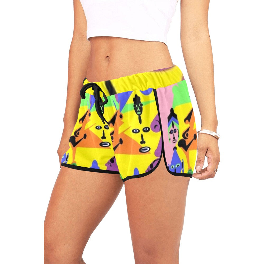 Shot ts Women's All Over Print Relaxed Shorts (Model L19)