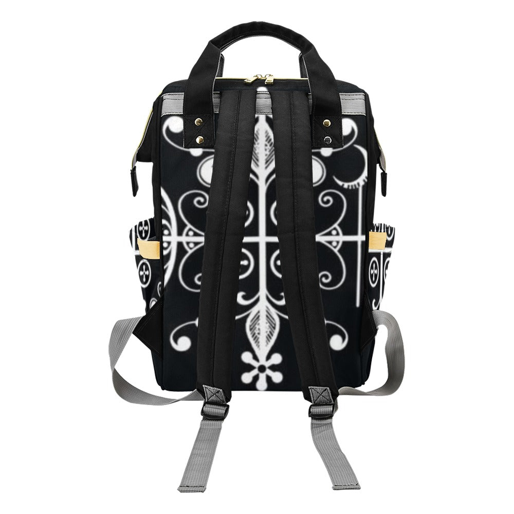 Legba By Tetpwav Soley   Multi-Function Diaper Backpack/Diaper Bag (Model 1688)