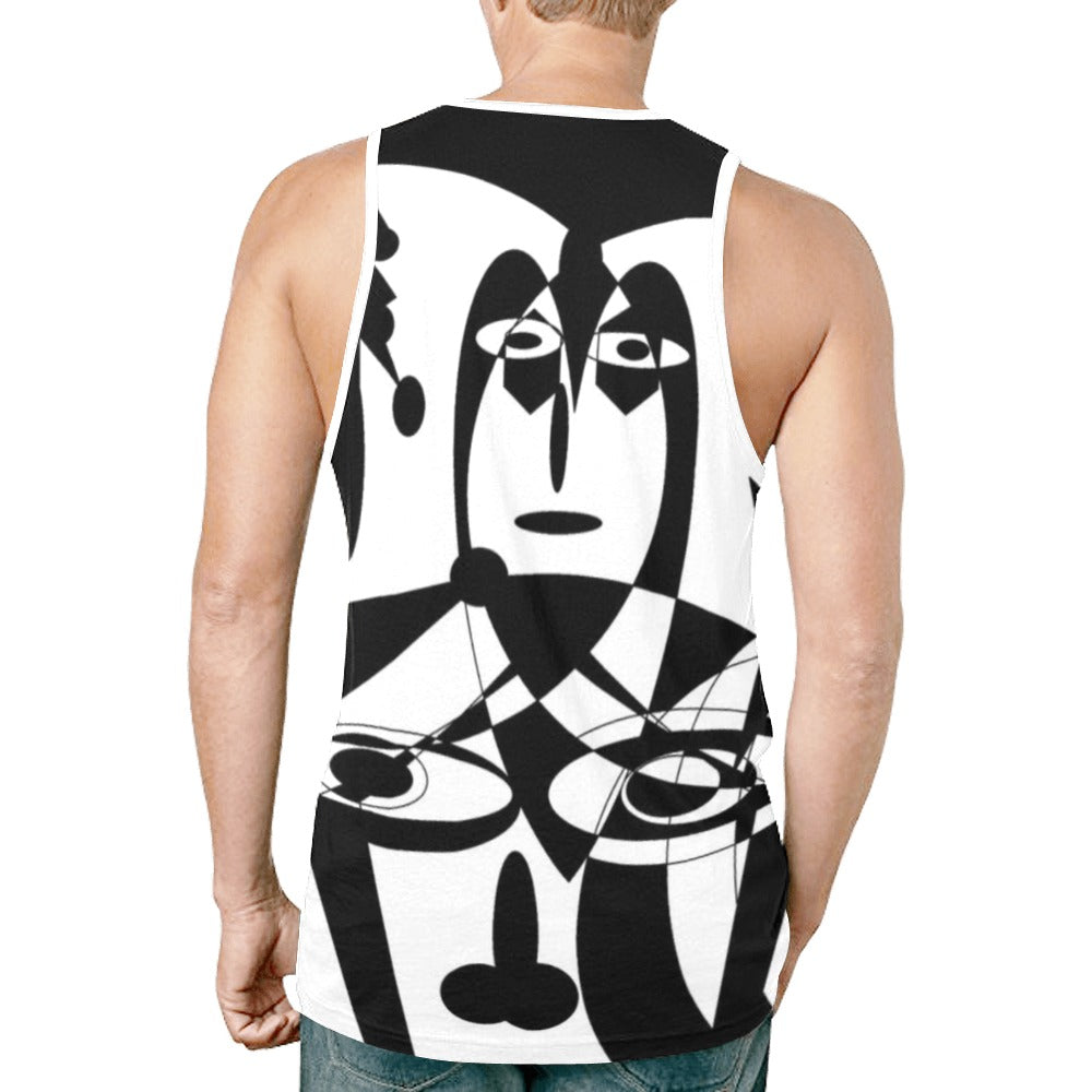 Vwayan New All Over Print Tank Top for Men (Model T46)