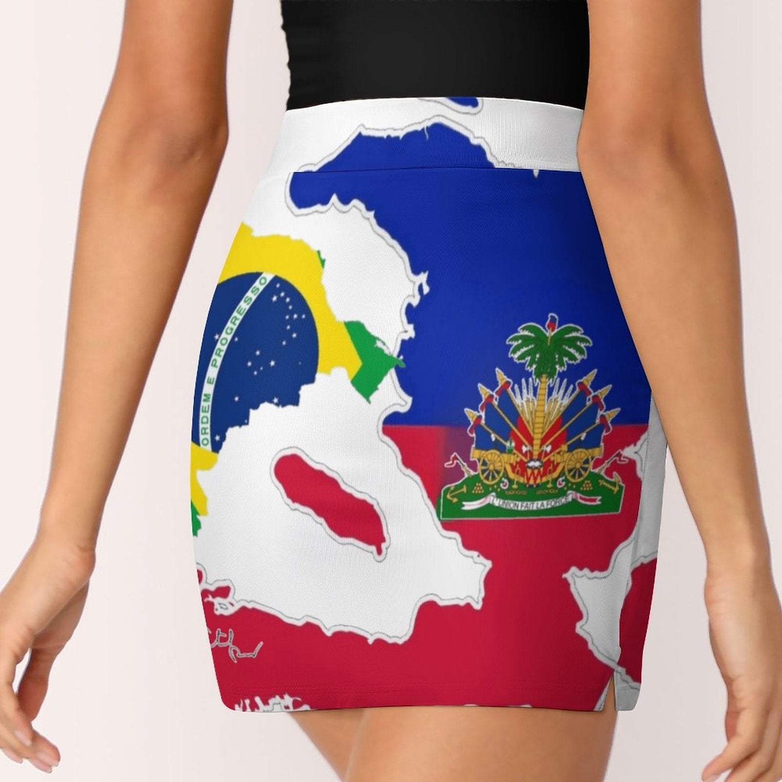 Anti-Emptied A-Line Skirt with Pocket