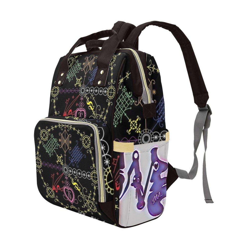 Manze Lalinn ts Multi-Function Diaper Backpack/Diaper Bag (Model 1688)