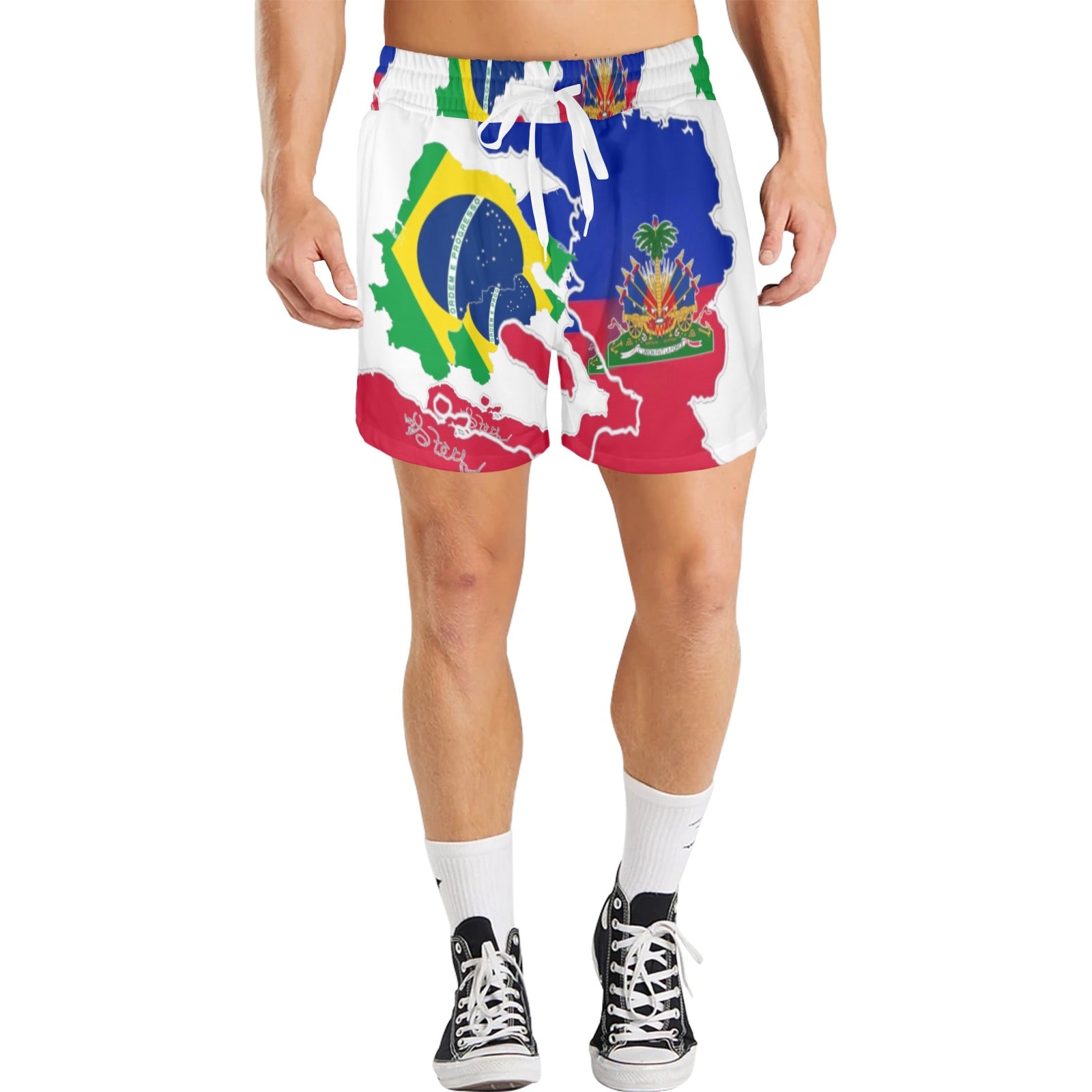 Belgason Men's Mid-Length Casual Shorts (Model L50)