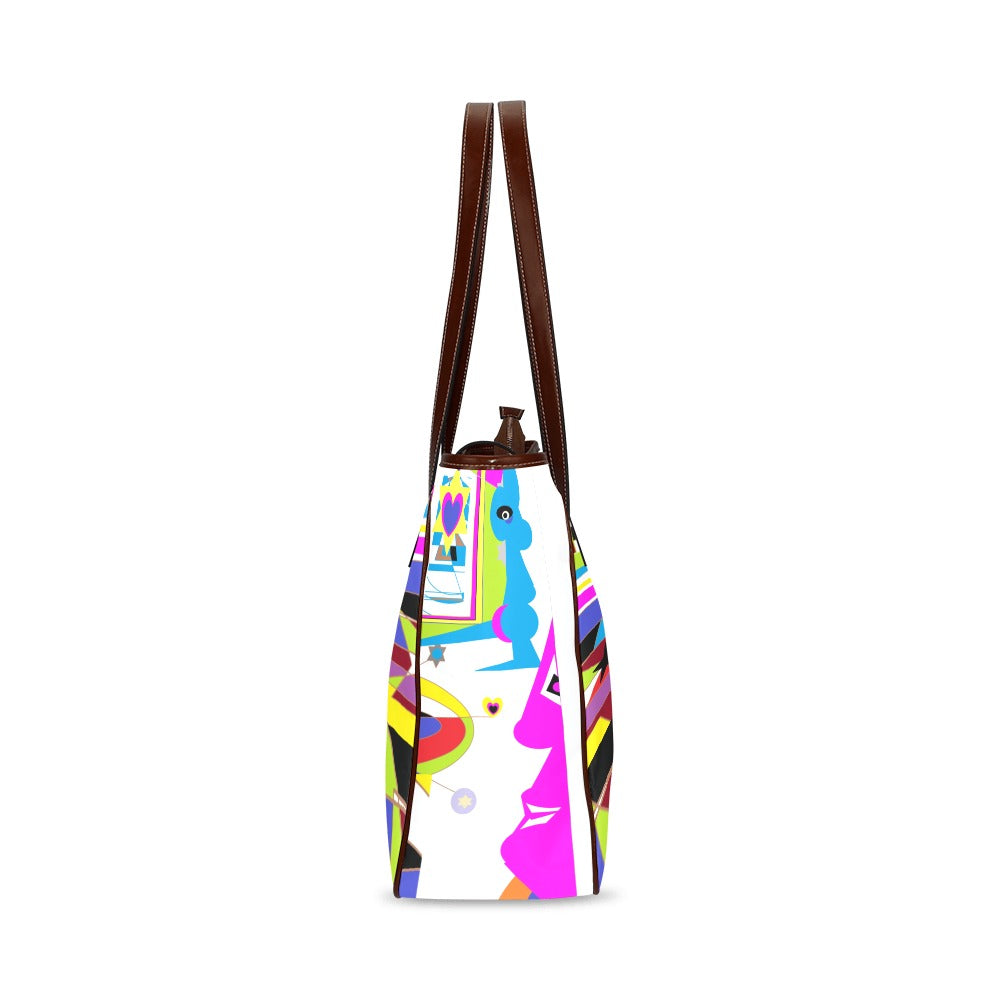Fanm Dous By Tetpwav Classic Tote Bag (Model 1644)