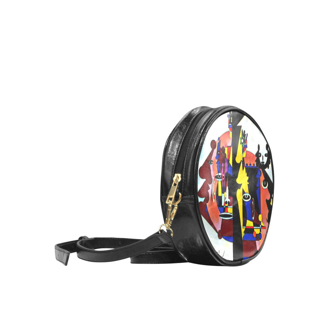 REd ts Round Sling Bag (Model 1647)
