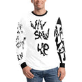 nanm b W By Tetpwav Men's All Over Print Long Sleeve T-shirt (Model T51)