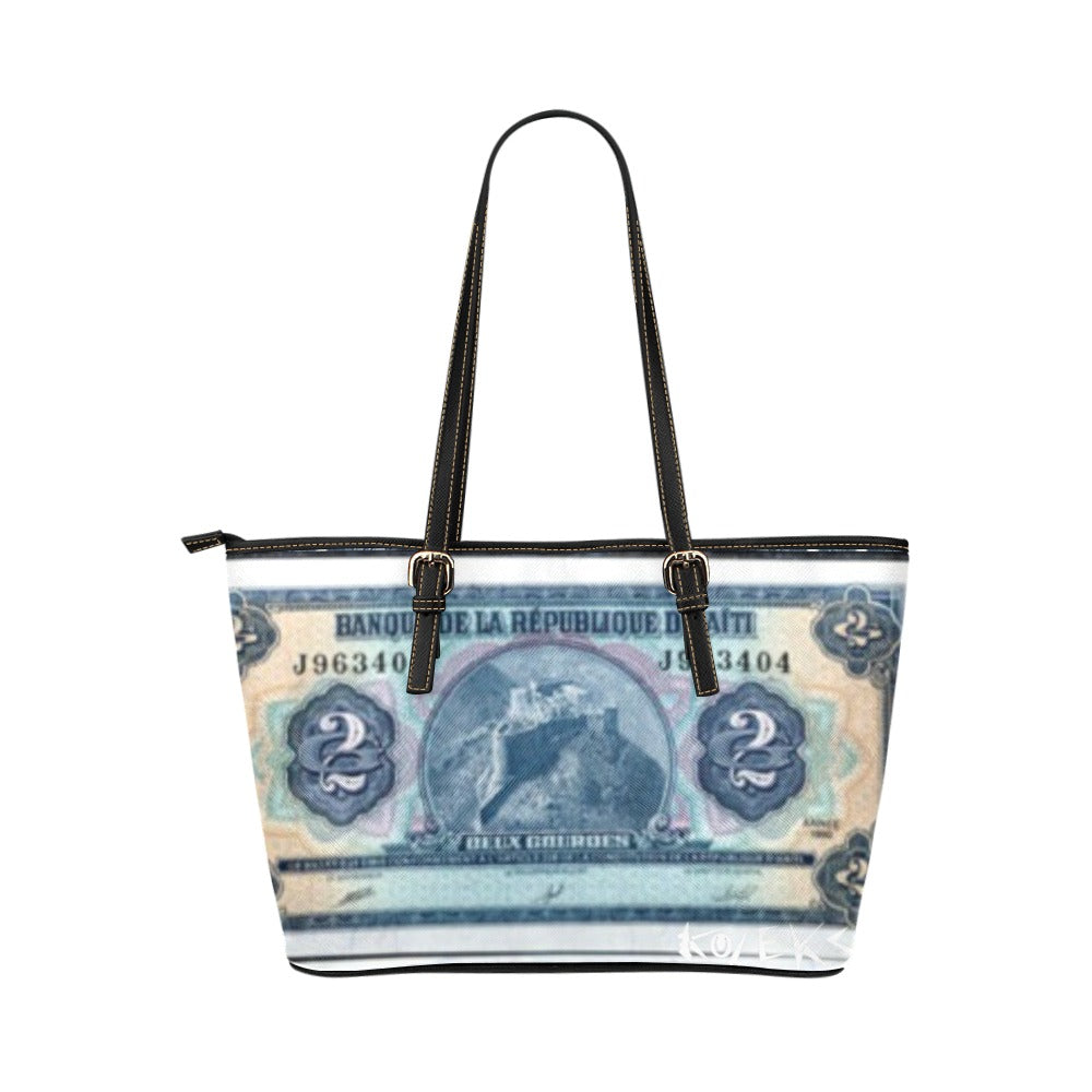 2lajan ts Leather Tote Bag/Large (Model 1651)