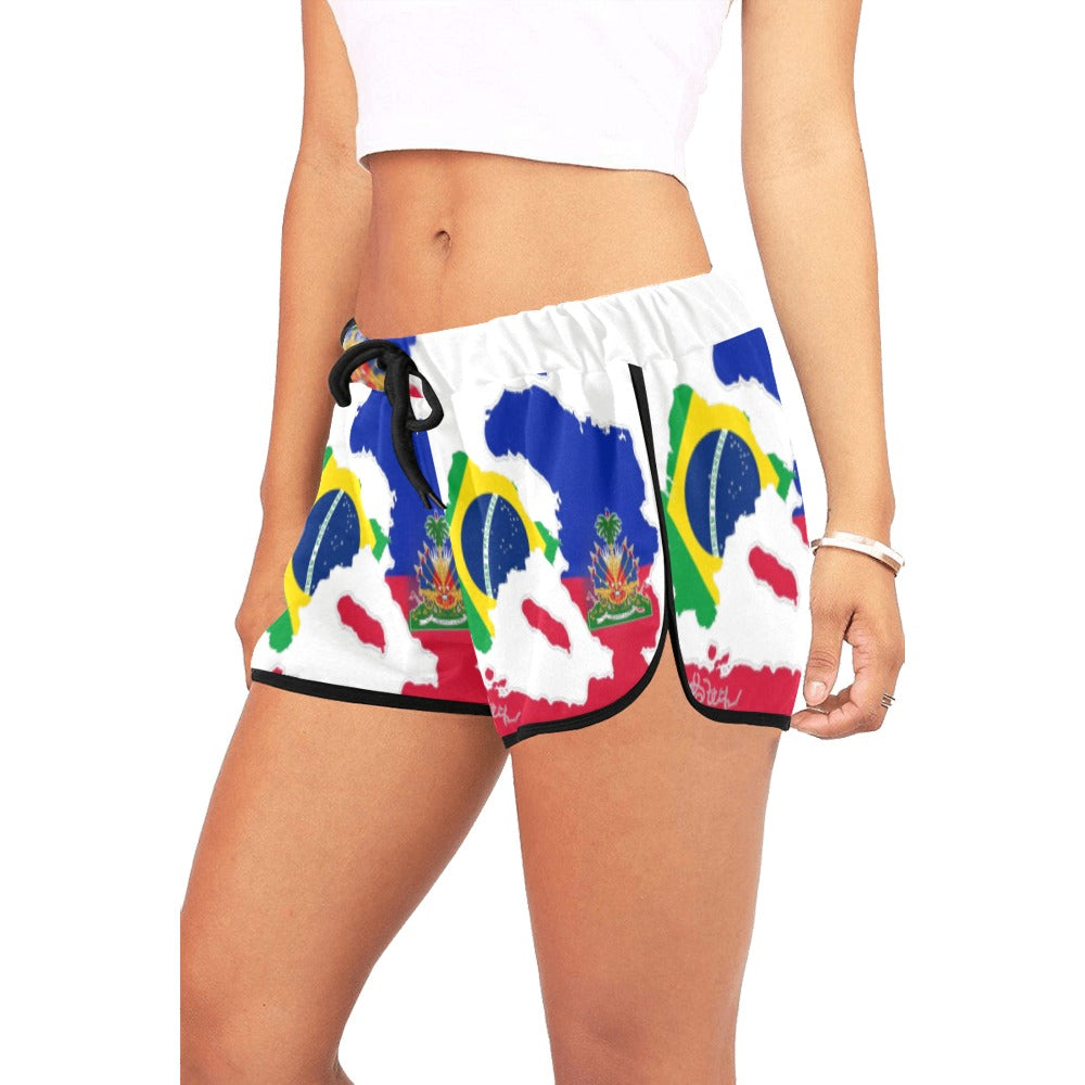 BnahshBluvers Women's All Over Print Relaxed Shorts (Model L19)