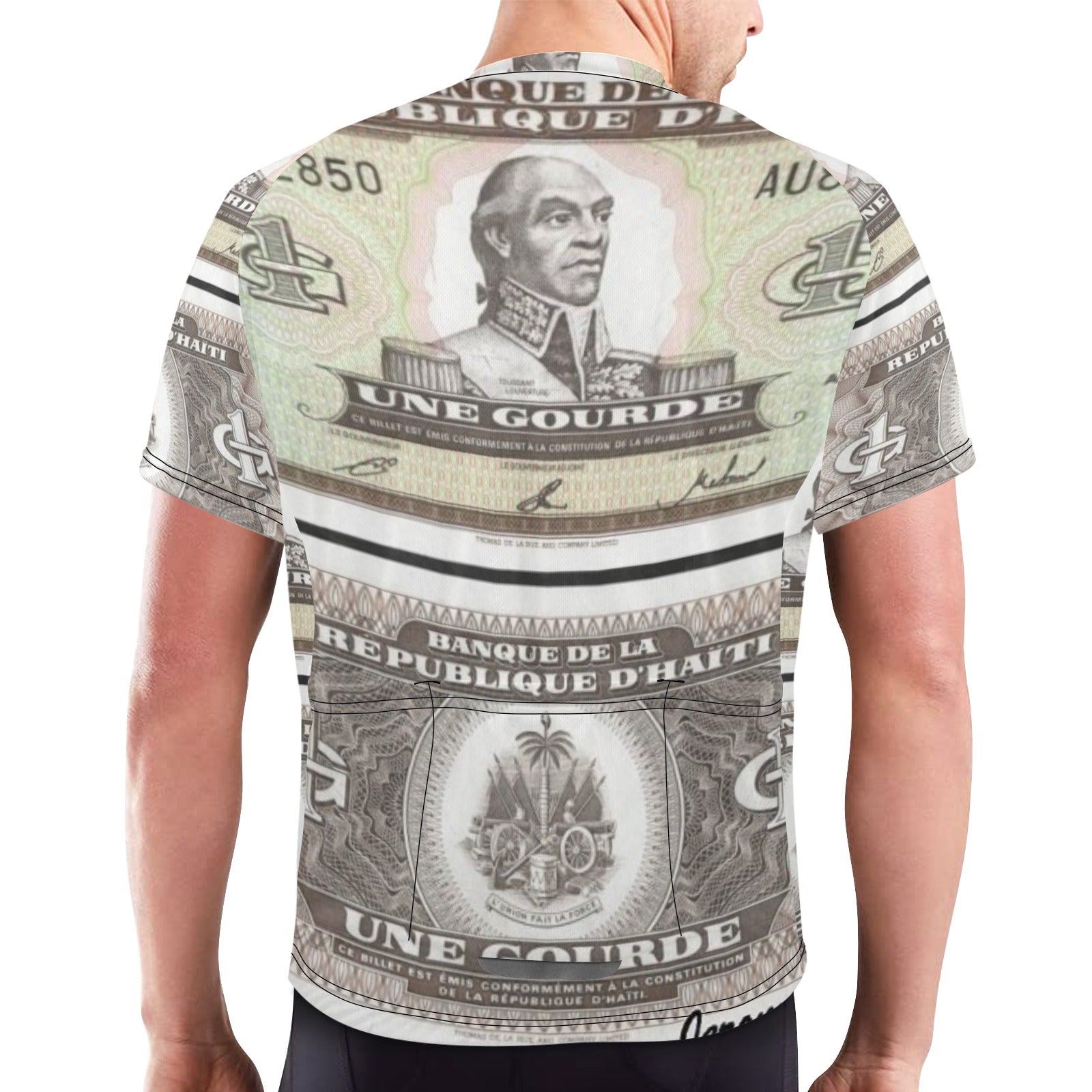 Goud By Tetpwav Men's Cycling Jersey (Model T77)