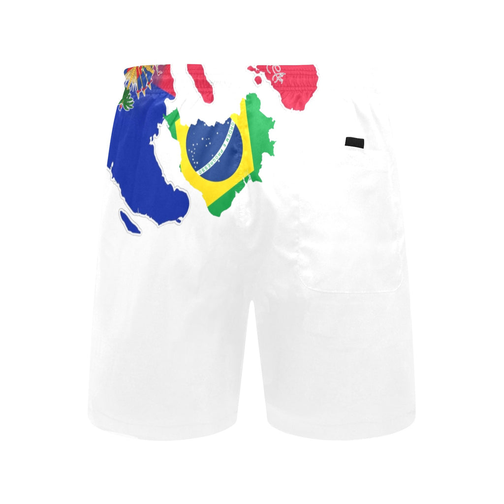 Goal Men's Mid-Length Beach Shorts (Model L51)