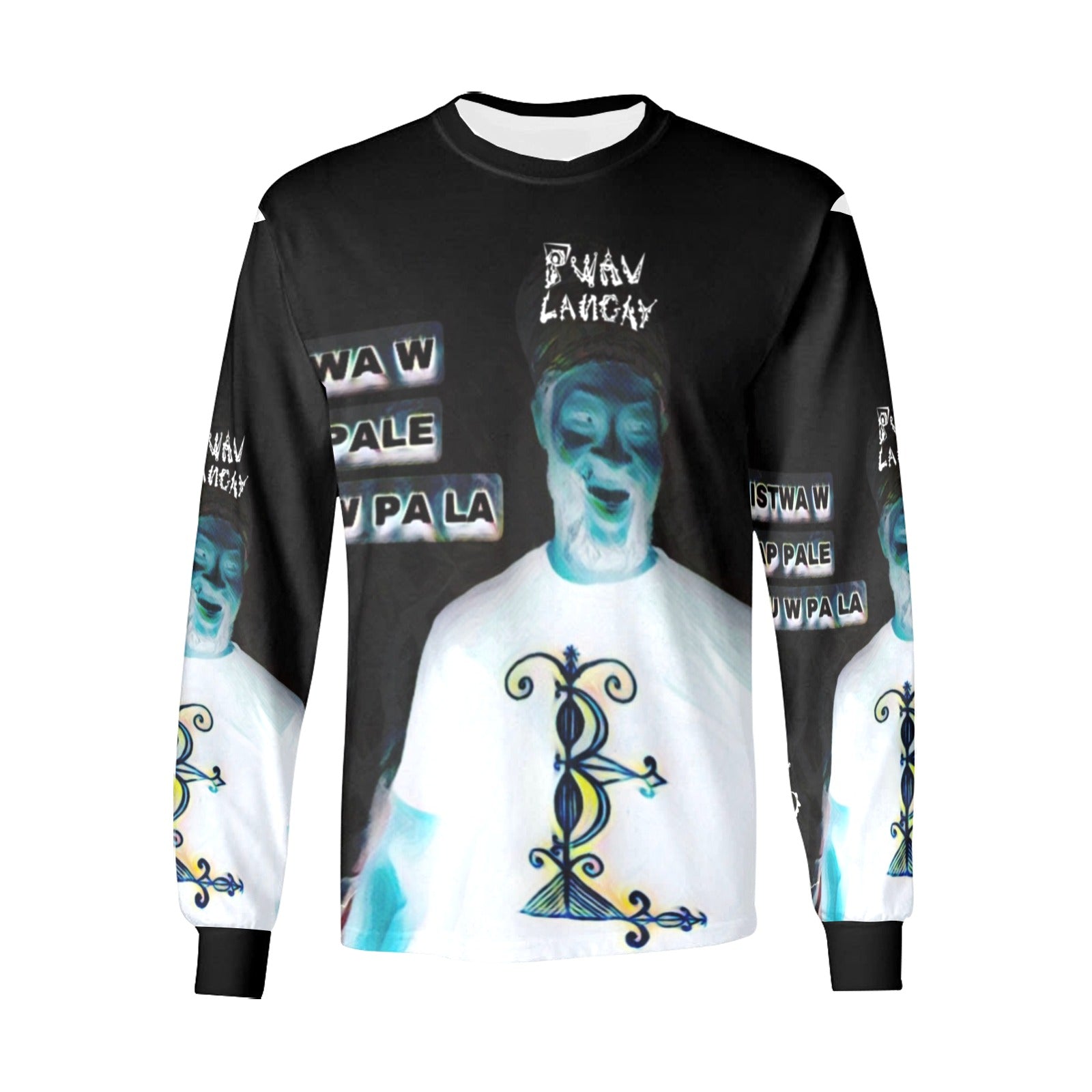 Istwa1 W By Tetpwav Men's All Over Print Long Sleeve T-shirt (Model T51)