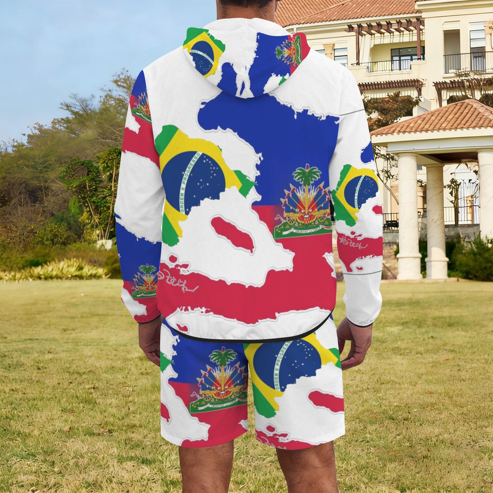 AYITI BEl Men's Lightweight Sun Hoodie & Shorts Set