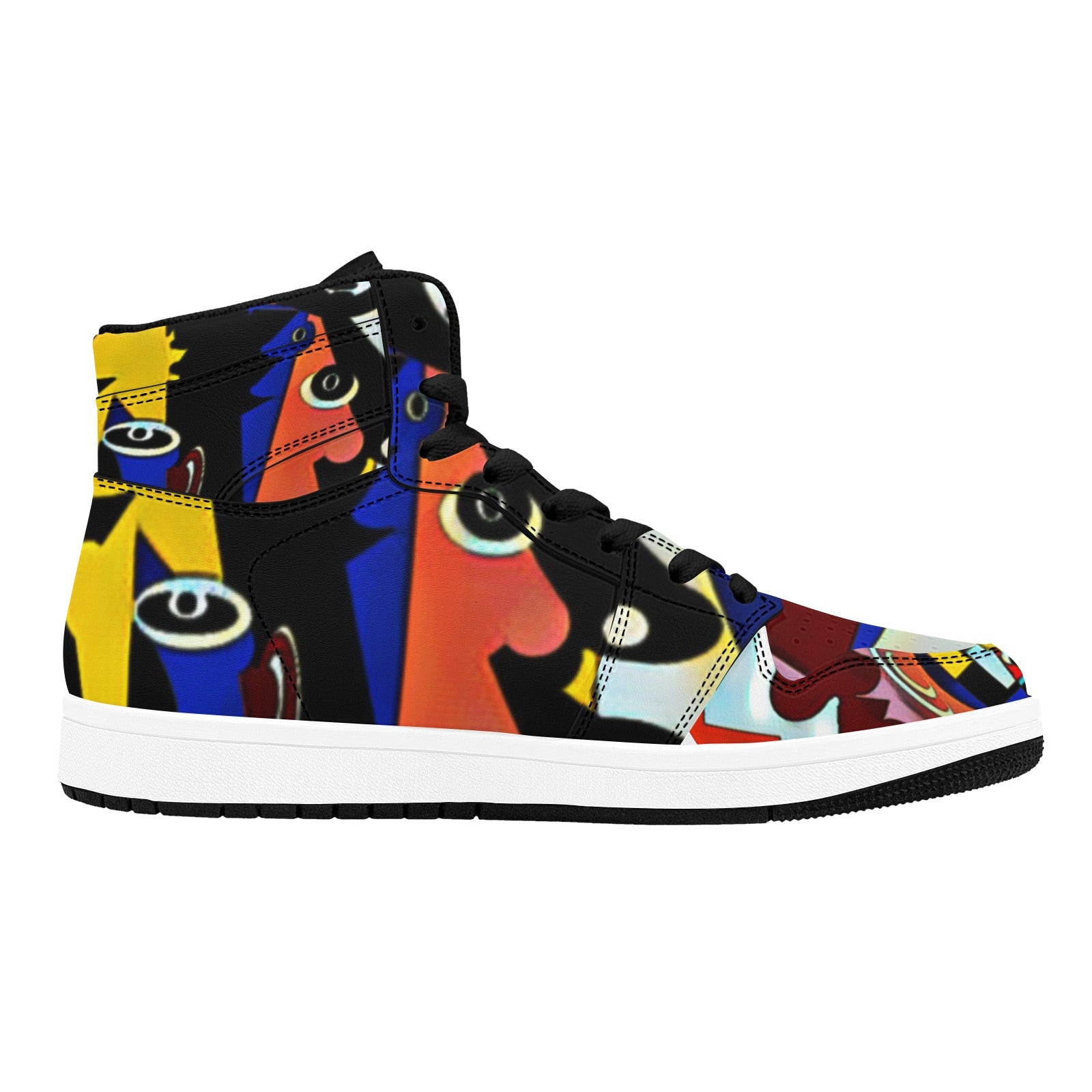 PwavBelnet Men's High Top Sneakers (Model 20042)