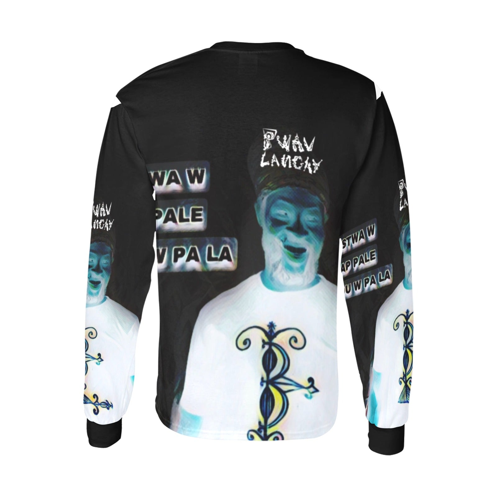 Istwa1 W By Tetpwav Men's All Over Print Long Sleeve T-shirt (Model T51)