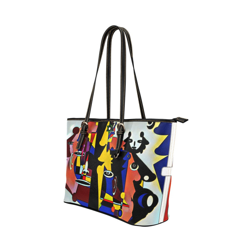 Hort Bag Leather Tote Bag/Large (Model 1651)