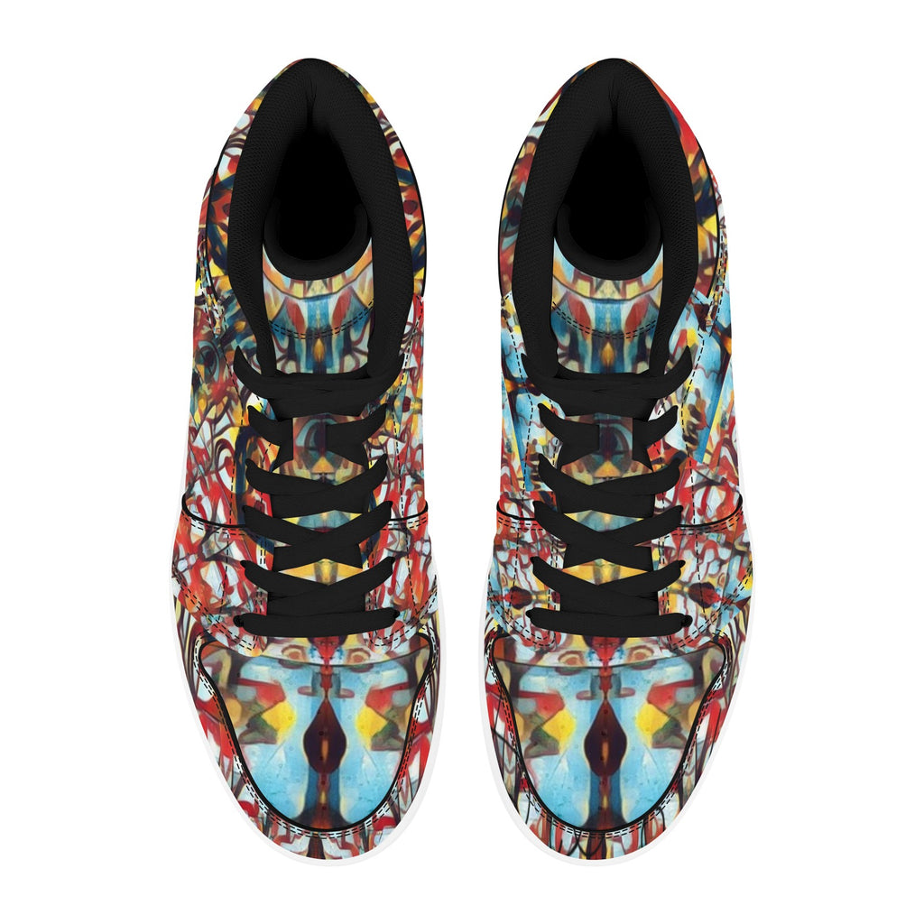 PwavBelnet1 Men's High Top Sneakers (Model 20042)