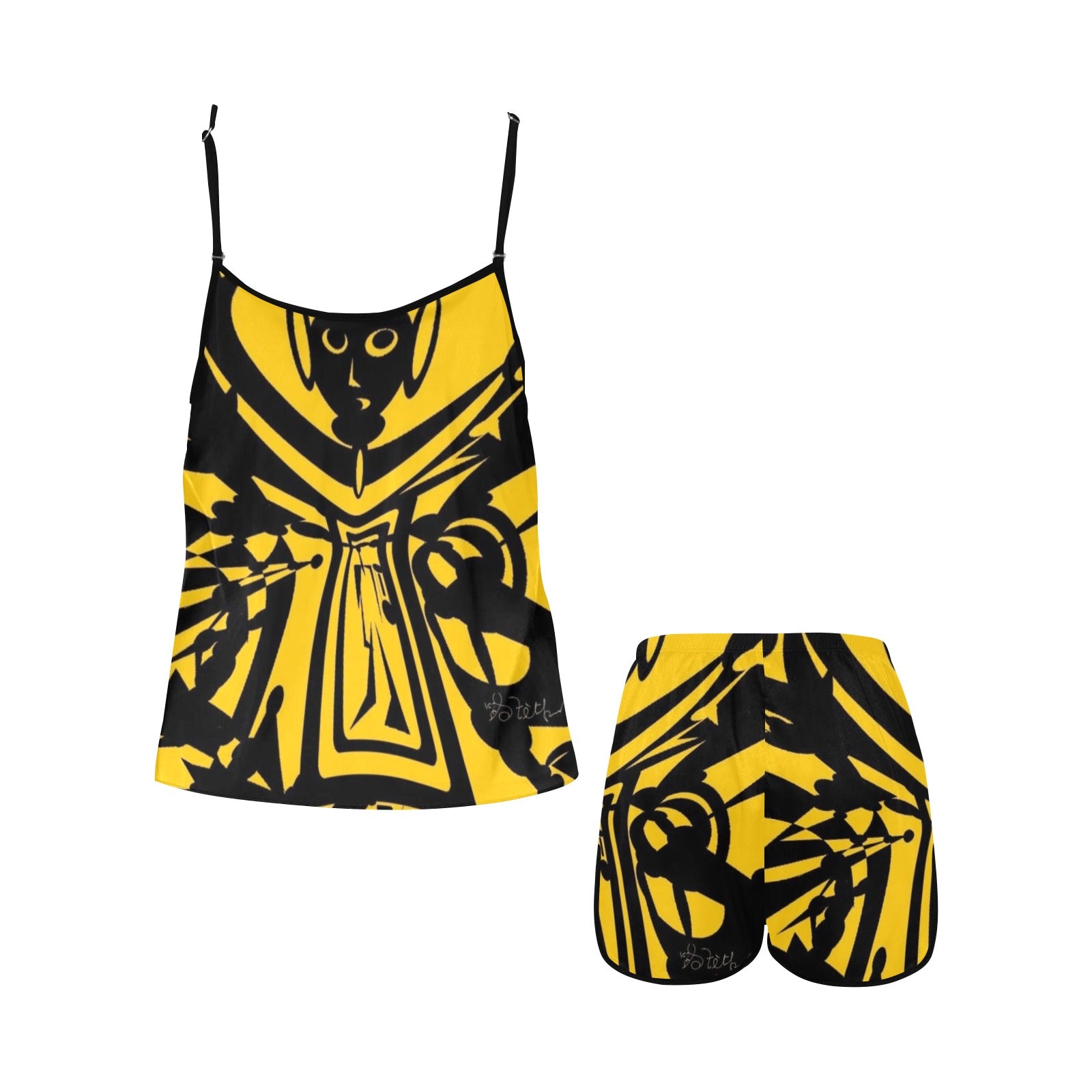 jonn ts Women's Spaghetti Strap Short Pajama Set