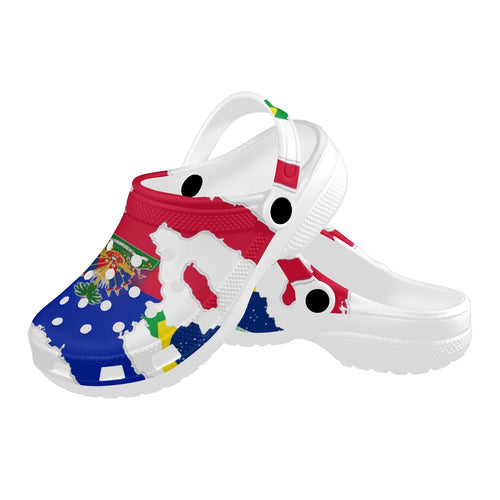 AyitiBrazilLovers By Tetpwav S Custom Print Foam Clogs for Adults