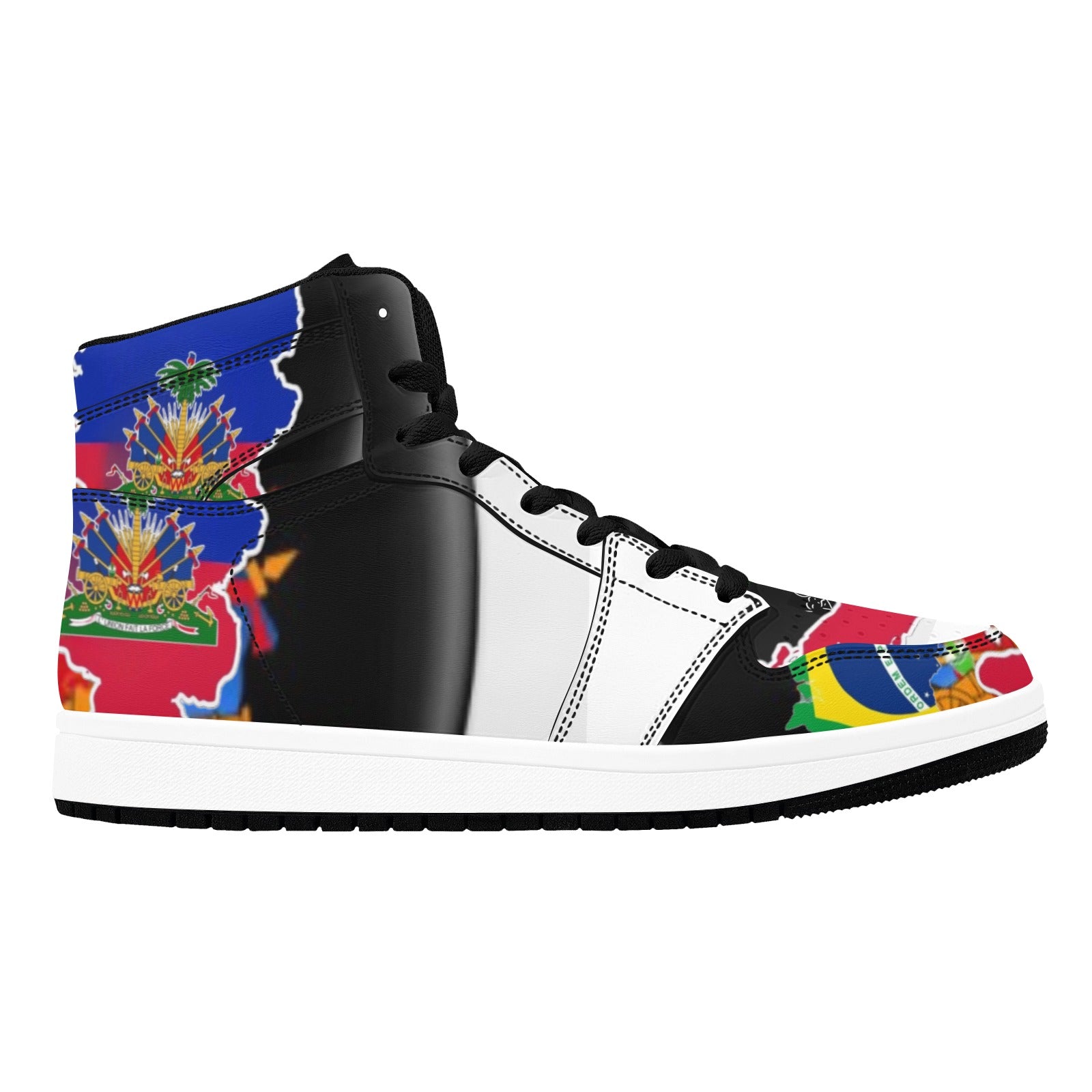 PwavTenis Mondyal la Men's High Top Sneakers (Model 20042)