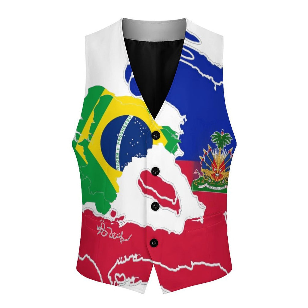 Men's Sleeveless Suit Vest