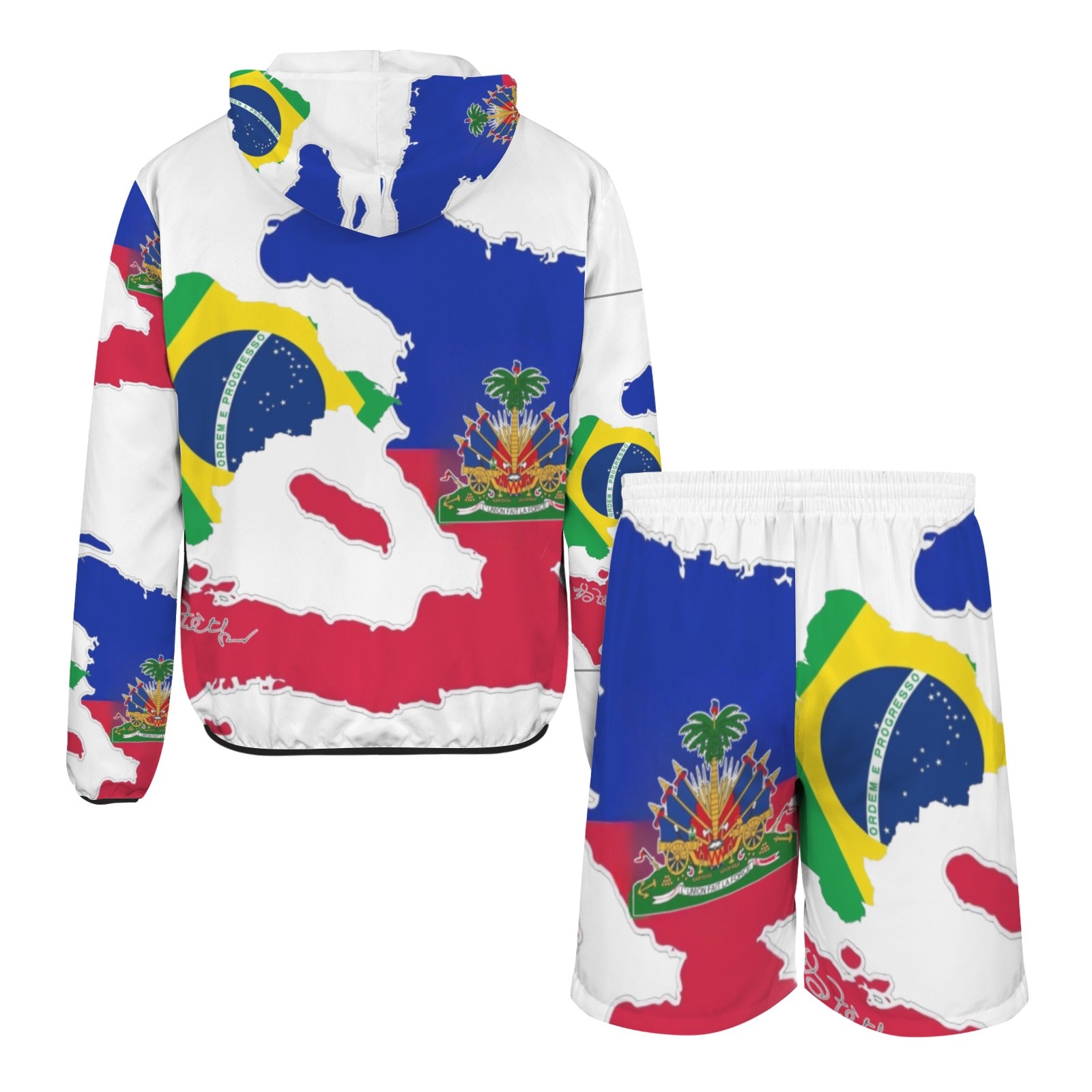 AYITI BEl Men's Lightweight Sun Hoodie & Shorts Set