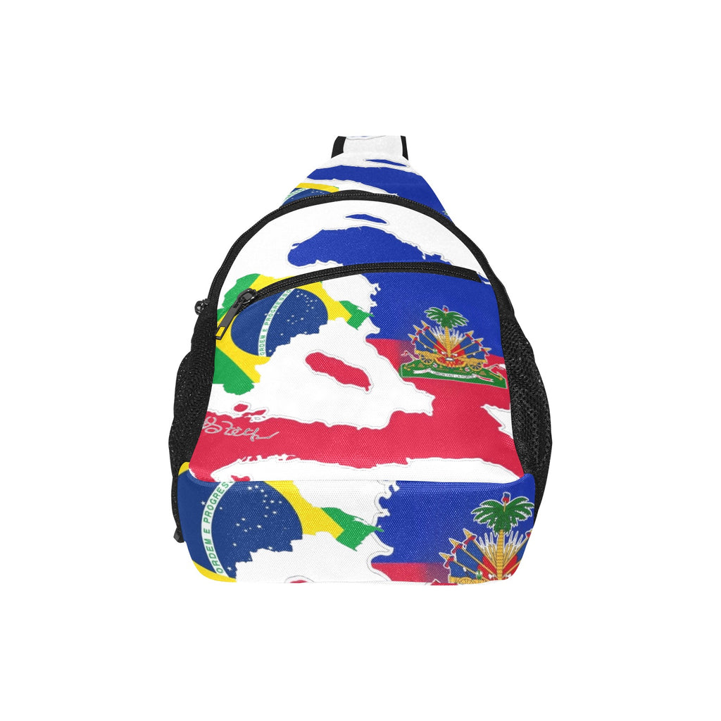 Brazil Ayiti  By Tetpwav Soley All Over Print Chest Bag (Model 1719)