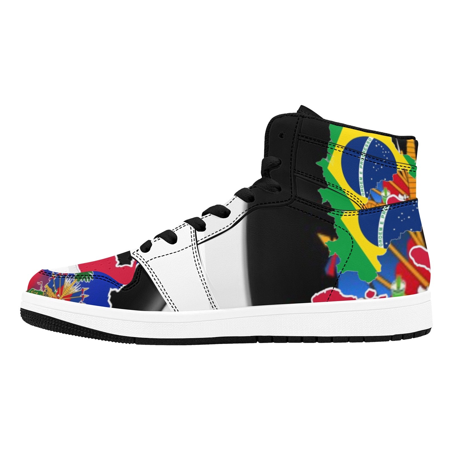 PwavTenis Mondyal la Men's High Top Sneakers (Model 20042)