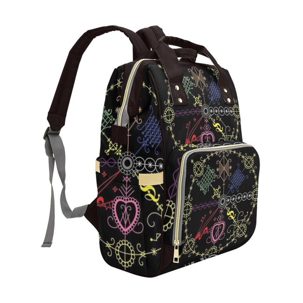 Manze Lalinn ts Multi-Function Diaper Backpack/Diaper Bag (Model 1688)