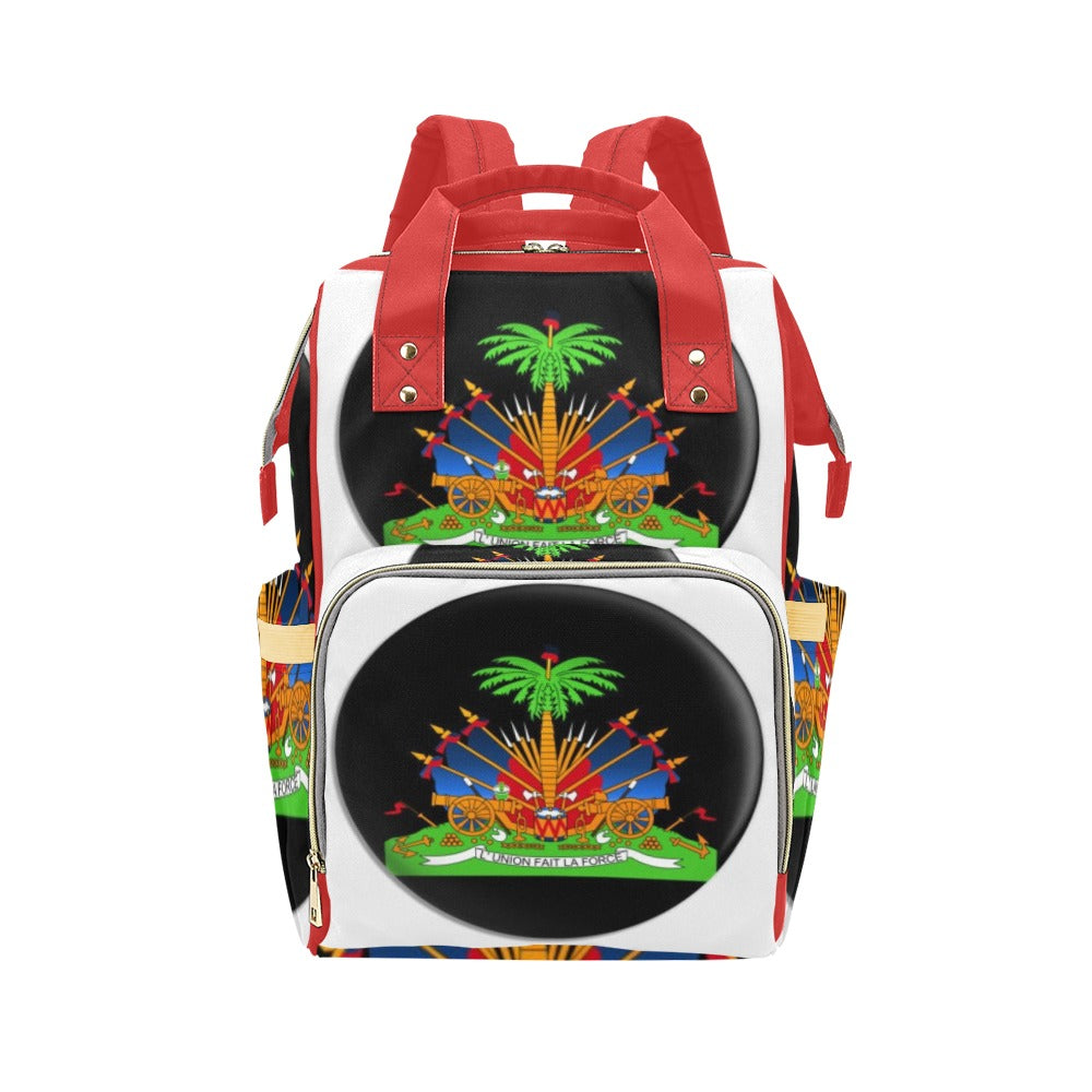 Beauty Of  The Flag Multi-Function Diaper Backpack/Diaper Bag (Model 1688)