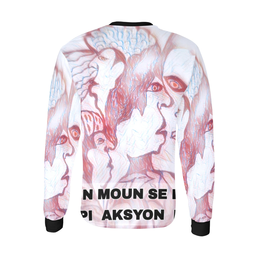 Mounn Men's All Over Print Long Sleeve T-shirt (Model T51)