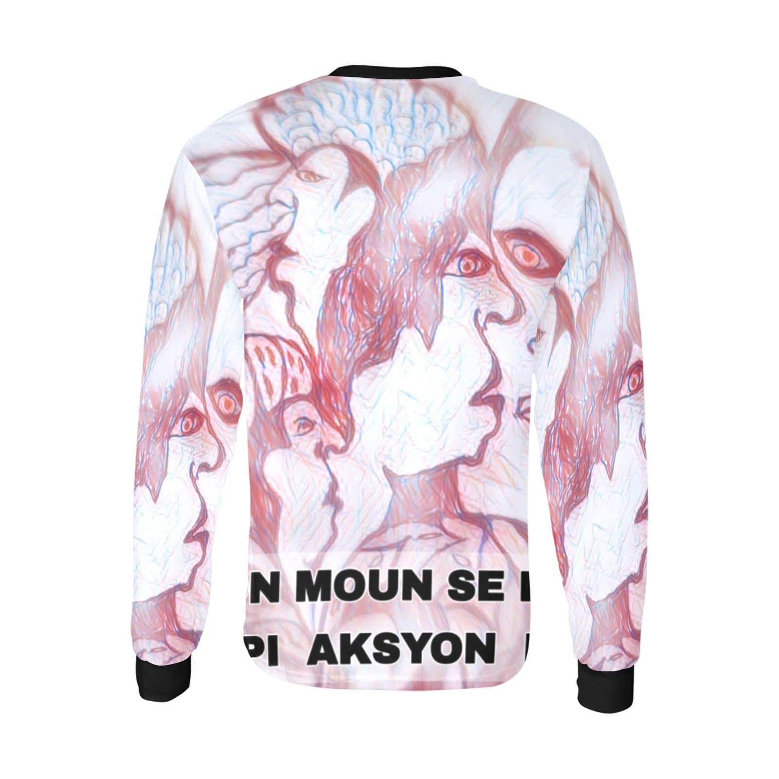 Mounn Men's All Over Print Long Sleeve T-shirt (Model T51)