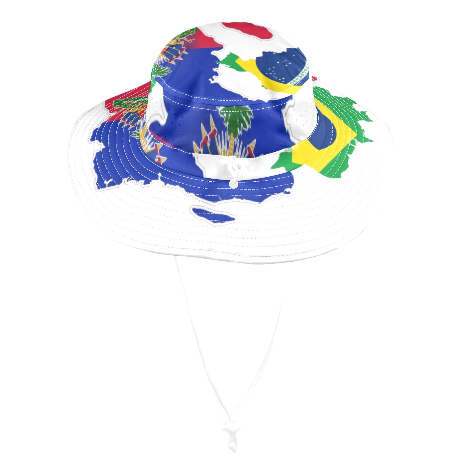 Chapo li Wide Brim Bucket Hat