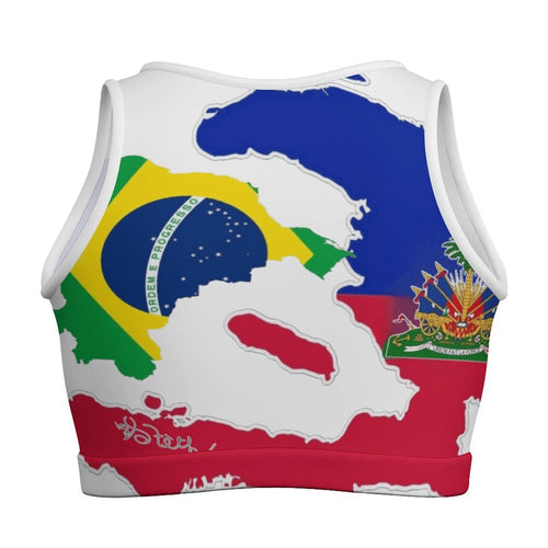 All Over Print Sports Bra