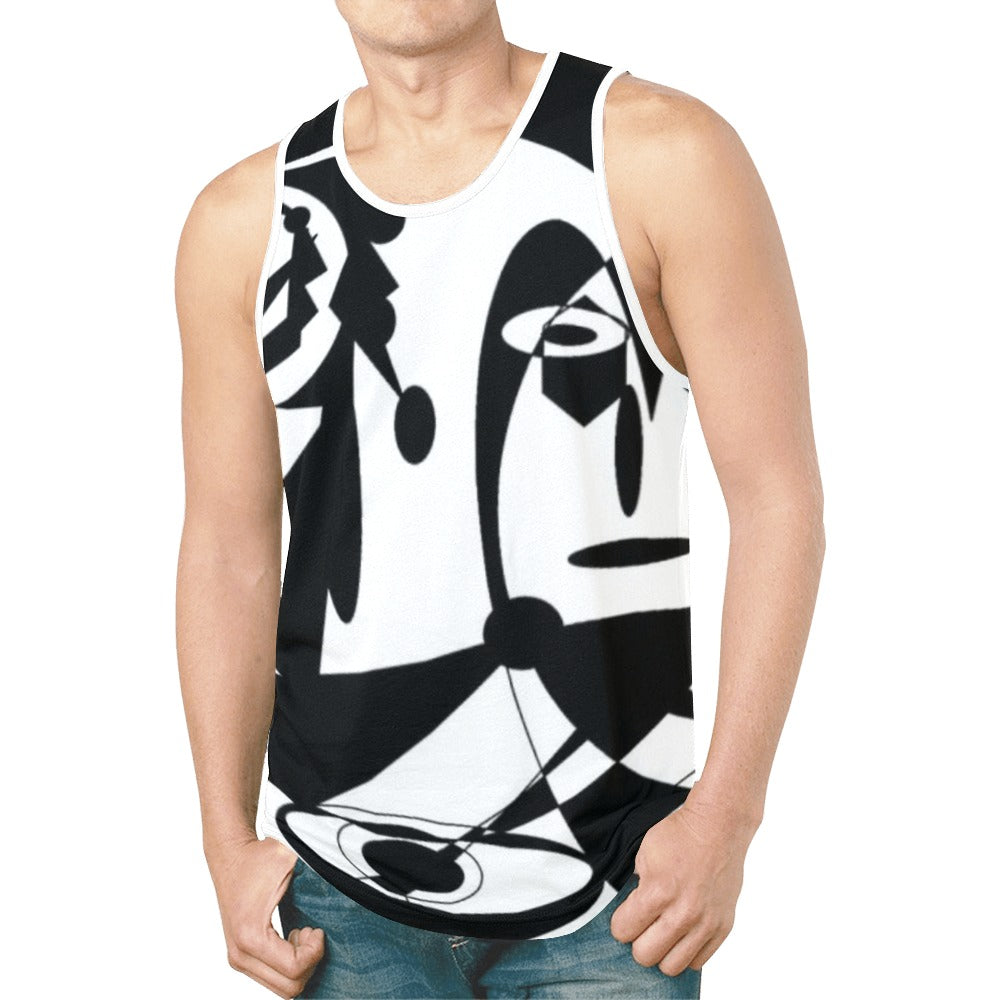 Vwayan New All Over Print Tank Top for Men (Model T46)