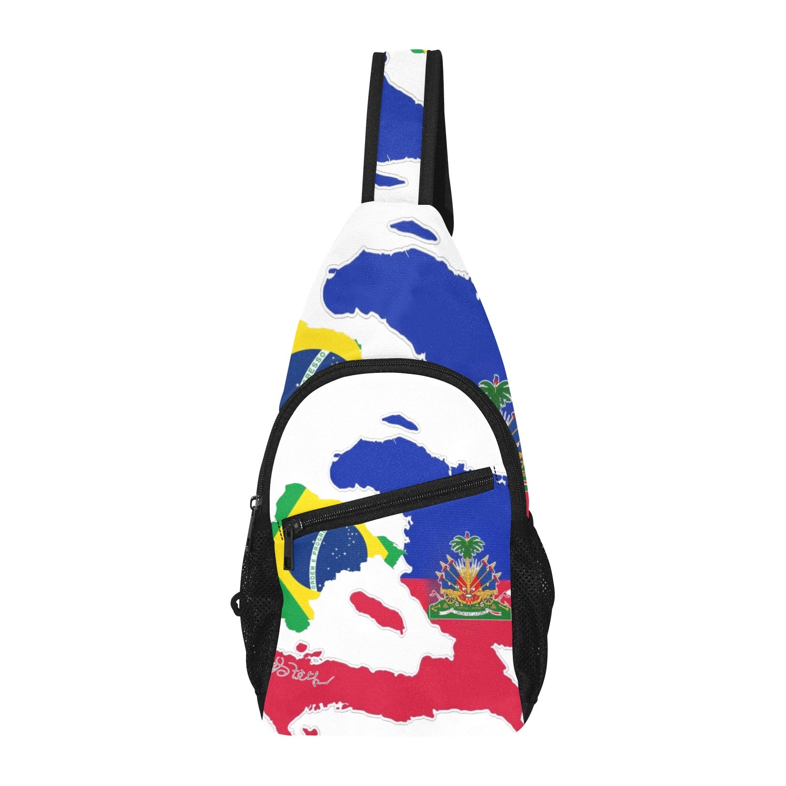 Brazil Ayiti  By Tetpwav Soley All Over Print Chest Bag (Model 1719)
