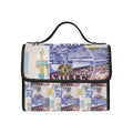 100 ts Waterproof Canvas Bag-Black (All Over Print) (Model 1641)