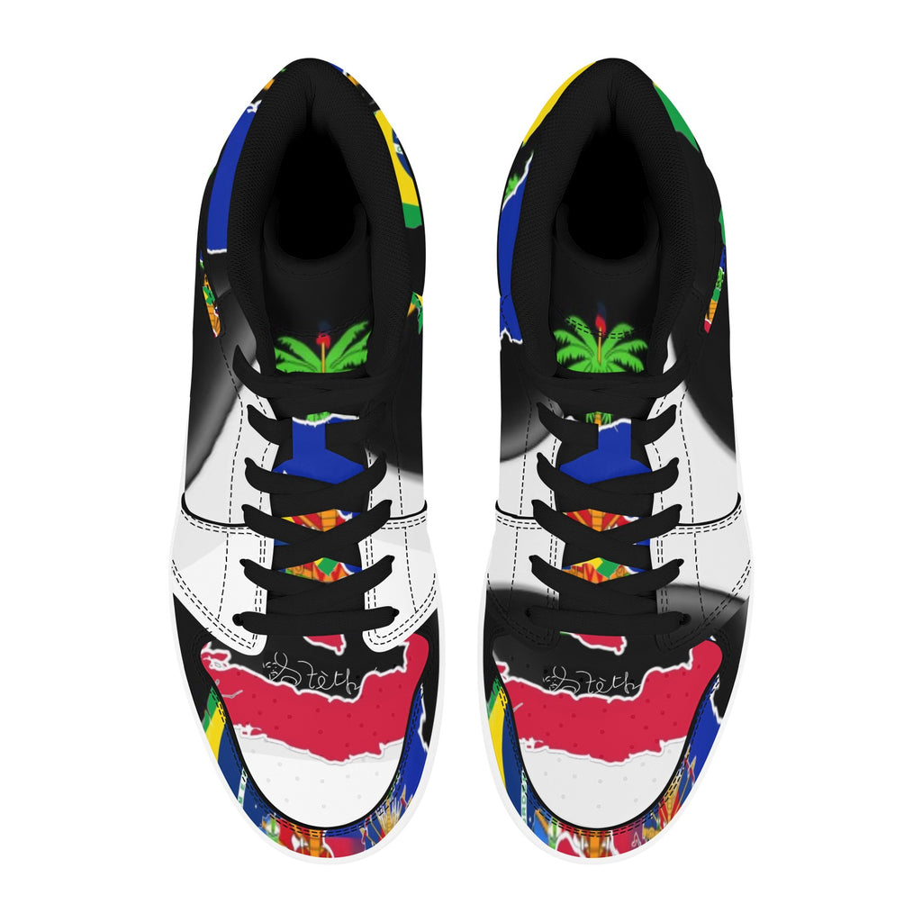 PwavTenis Mondyal la Men's High Top Sneakers (Model 20042)