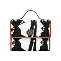 BLAK ts Waterproof Canvas Bag-Brown (All Over Print) (Model 1641)